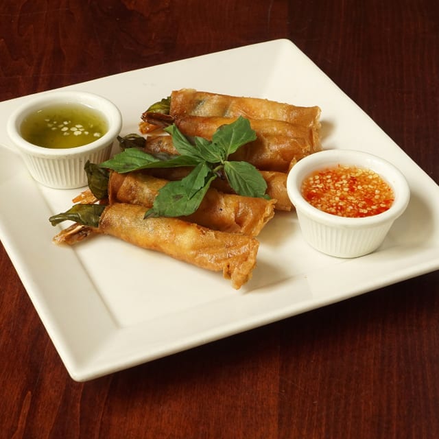 Basil Shrimp Rolls.